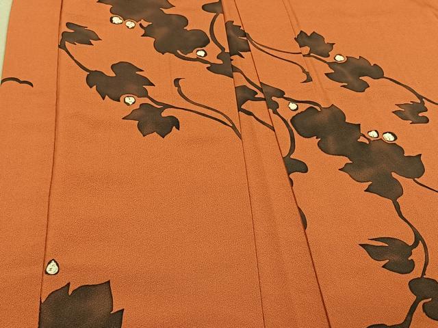 平和屋着物＃羽織　蔦の葉文　暈し染め　正絹　逸品　CAAV5859id