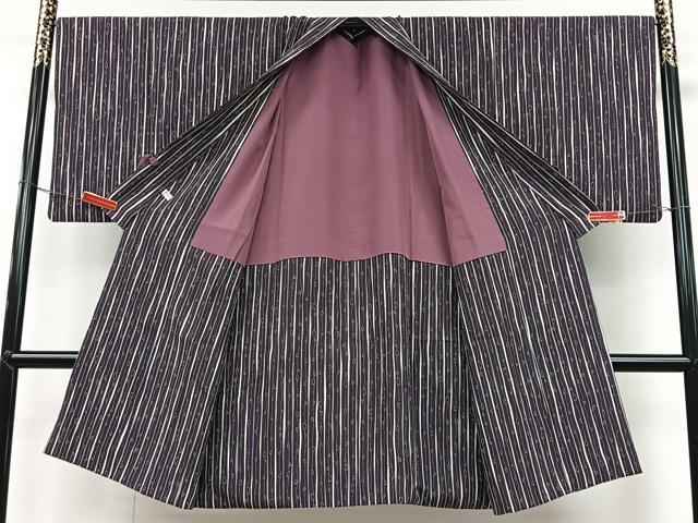 平和屋着物＃道中着　舞葉間道　ロング丈　正絹　逸品　CAAV5864id