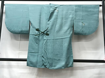 平和屋着物＃道中着　総刺繍　舞桜文　暈し染め　金糸　正絹　逸品　CAAV5865id