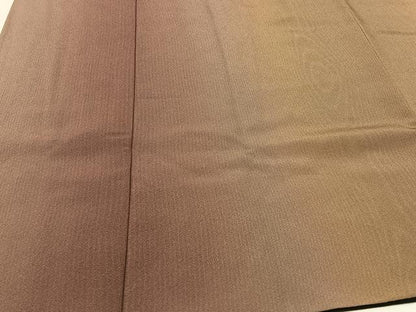 平和屋着物＃道中着　リバーシブル　霞文　暈し染め　ロング丈　正絹　逸品　CAAV5875id