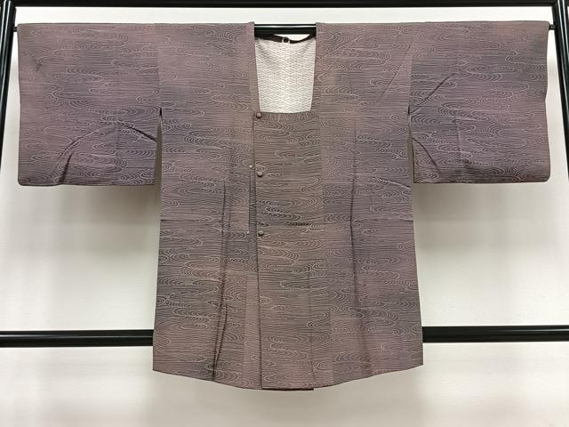 平和屋着物∞道行コート 流水文 暈し染め 正絹 逸品 CAAV5896id