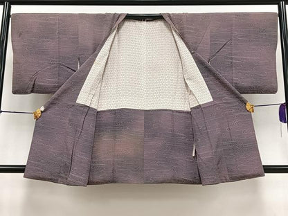 平和屋着物∞道行コート 流水文 暈し染め 正絹 逸品 CAAV5896id