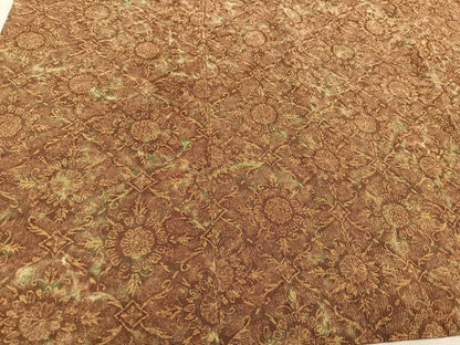 平和屋着物∞道行コート 天井花文 正絹 逸品 CAAV5899id