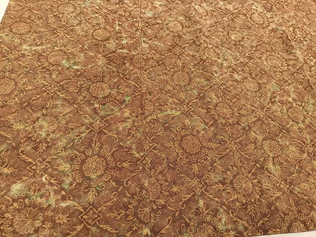 平和屋着物∞道行コート 天井花文 正絹 逸品 CAAV5899id