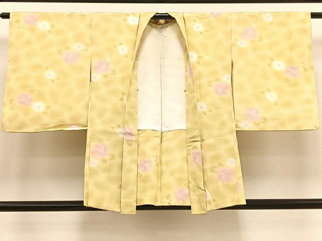 平和屋着物＃羽織 草花文 暈し染め 正絹 逸品 未使用 CAAV5907id