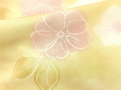 平和屋着物＃羽織 草花文 暈し染め 正絹 逸品 未使用 CAAV5907id
