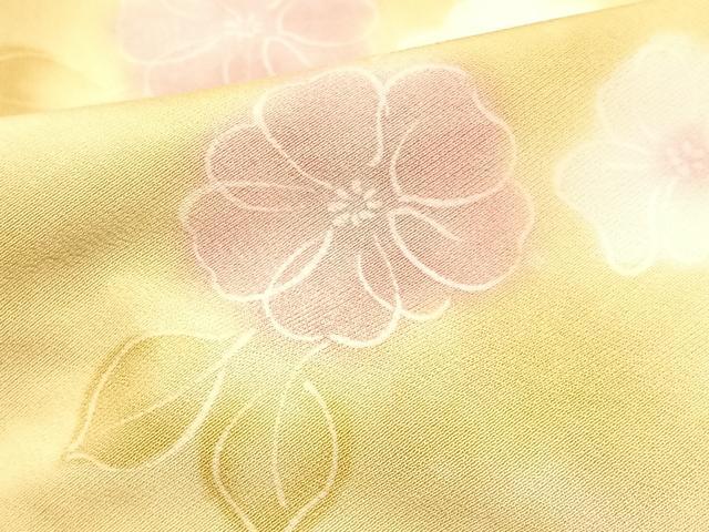 平和屋着物＃羽織 草花文 暈し染め 正絹 逸品 未使用 CAAV5907id