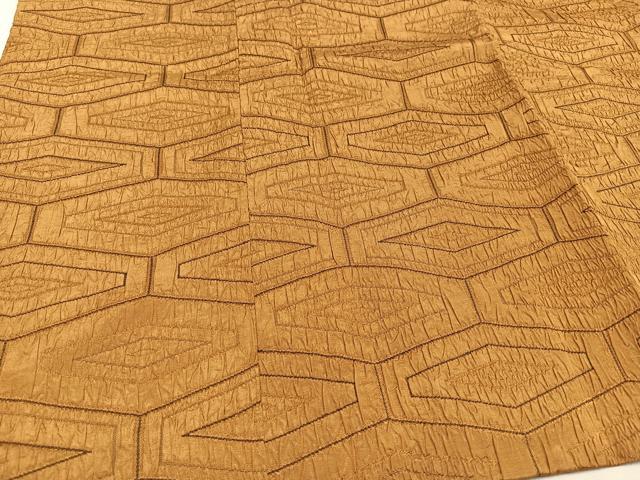 平和屋着物∞道行コート　幾何学文様　三越扱い　正絹　逸品　CAAV5909id
