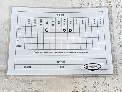 平和屋着物◎六通柄袋帯　羽衣　詩歌　金銀糸　正絹　逸品　CAAV5989id