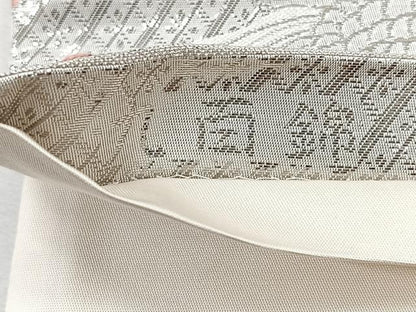 平和屋着物◎六通柄袋帯 唐織 鳳凰天井花文 九百錦 正絹 逸品 CAAV5999id
