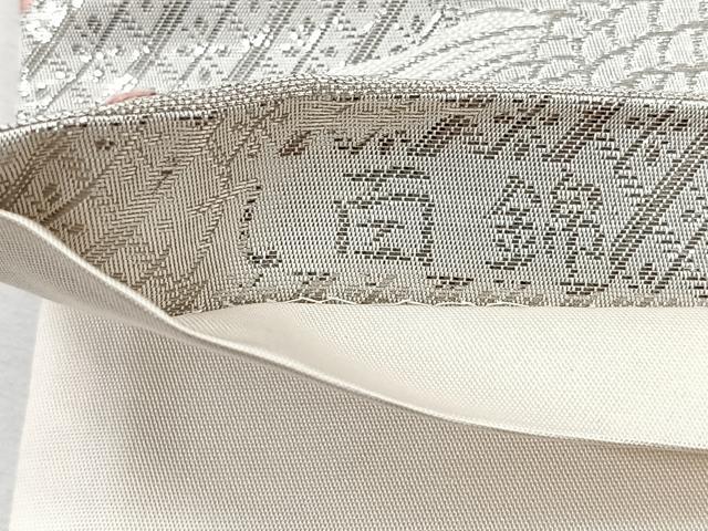 平和屋着物◎六通柄袋帯 唐織 鳳凰天井花文 九百錦 正絹 逸品 CAAV5999id
