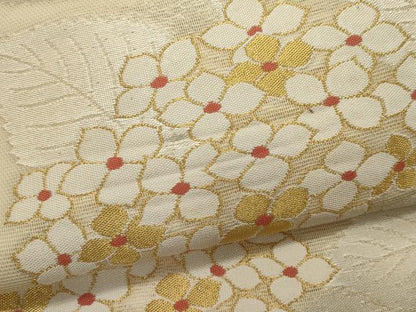 平和屋着物＊夏物 つけ帯 紫陽花 金糸 正絹 逸品 CAAV6399oy