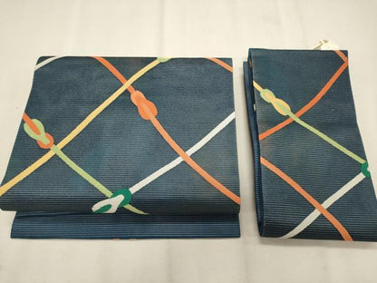 平和屋着物＊夏物 つけ帯 紐文 正絹 逸品 CAAV6400oy