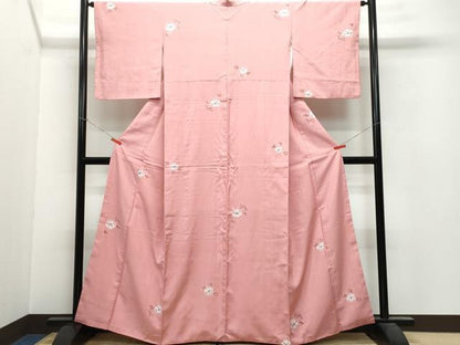 平和屋着物●上質な小紋 紬地 絞り 辻が花 正絹 逸品 CAAV6411vf