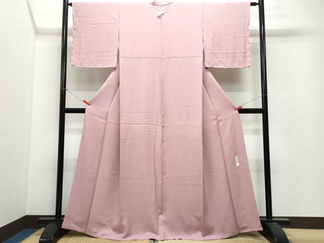 平和屋着物○本加賀友禅作家 毎田仁郎監修 色無地 草花地紋