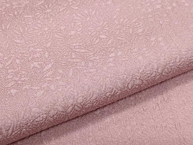 平和屋着物○本加賀友禅作家 毎田仁郎監修 色無地 草花地紋