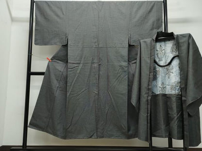 平和屋着物●男性 紬 アンサンブル 100亀甲 正絹 逸品 未使用 CAAV6427vf