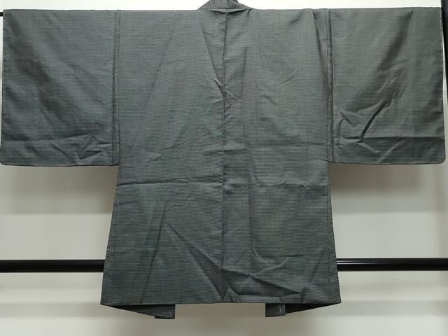 平和屋着物●男性 紬 アンサンブル 100亀甲 正絹 逸品 未使用 CAAV6427vf