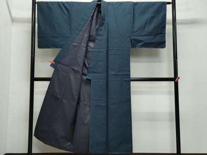 平和屋着物●男性 紬 アンサンブル 100亀甲 正絹 逸品 未使用 CAAV6431vf
