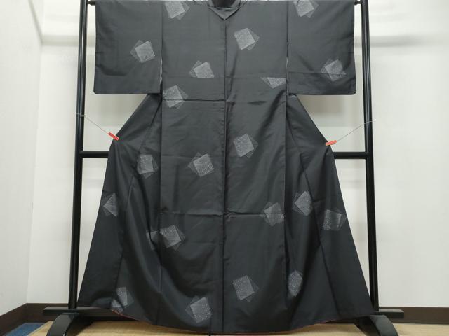 平和屋着物●本場大島紬 地空き 吉祥文 正絹 逸品 CAAV6469vf