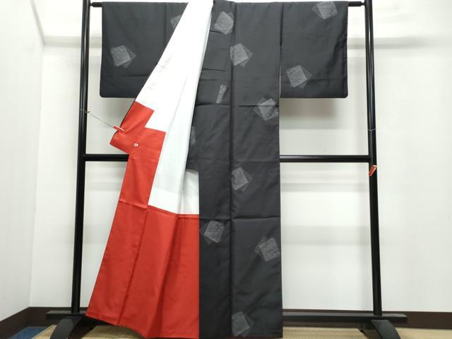 平和屋着物●本場大島紬 地空き 吉祥文 正絹 逸品 CAAV6469vf