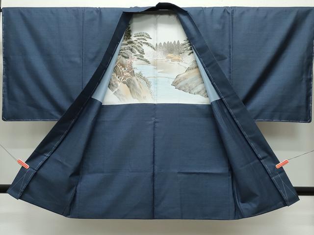 平和屋着物●男性 本場大島紬 アンサンブル 100亀甲 総詰め 正絹 逸品 未使用 CAAV6479vf