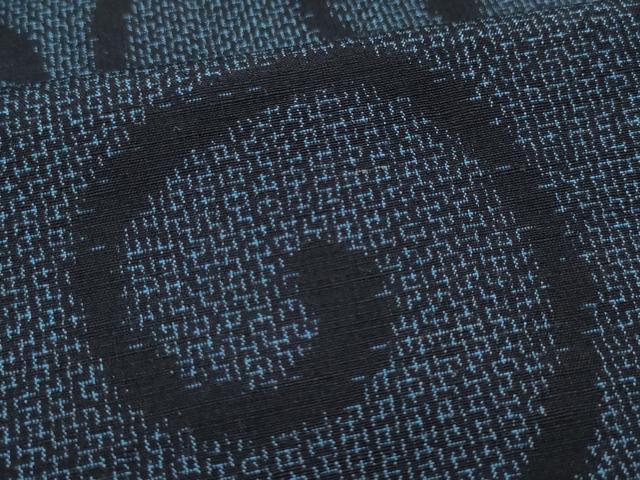 平和屋着物●塩沢紬 唐草文 正絹 逸品 CAAV6496vf