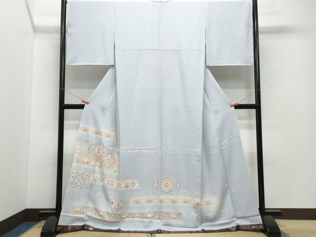平和屋着物●色留訪問着 正倉院花唐草文 正絹 逸品 未使用 CAAV6527vf