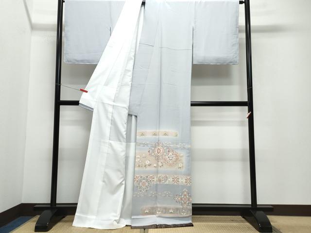 平和屋着物●色留訪問着 正倉院花唐草文 正絹 逸品 未使用 CAAV6527vf