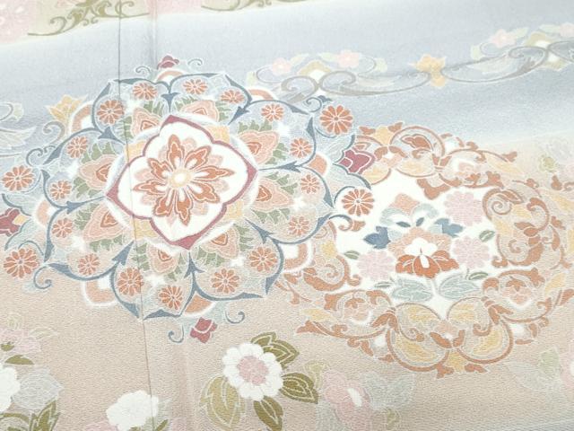 平和屋着物●色留訪問着 正倉院花唐草文 正絹 逸品 未使用 CAAV6527vf