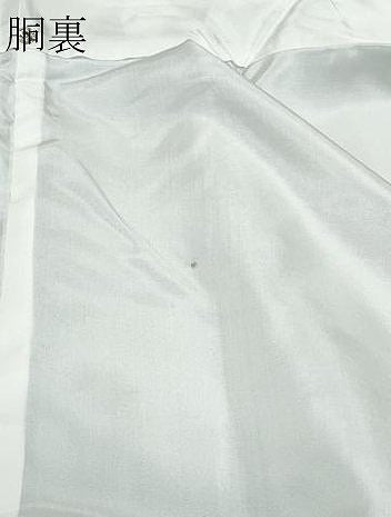 平和屋着物●上質な色無地　作家物　花唐草地紋　豆がら茶色　正絹　逸品　未使用　CAAV6563vf