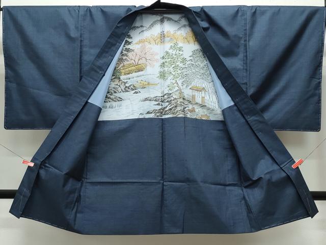 平和屋着物●男性 本場大島紬 アンサンブル 100亀甲 総詰め 正絹 逸品 未使用 CAAV6586vf