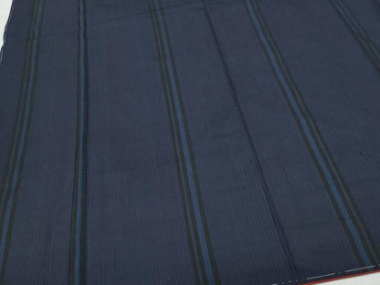 平和屋着物●上質な紬 間道 正絹 逸品 未使用 CAAV6625vf
