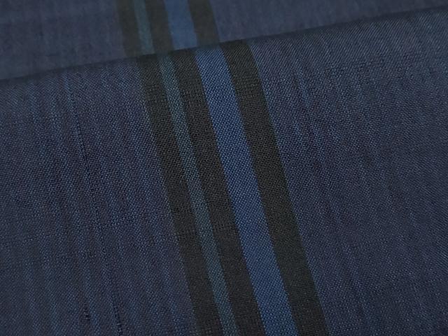 平和屋着物●上質な紬 間道 正絹 逸品 未使用 CAAV6625vf