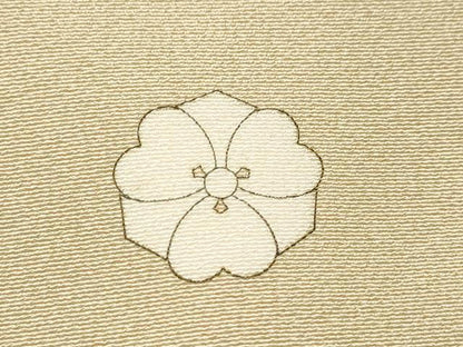 平和屋着物●十日町友禅作家 岡村蒼風 色留袖 風景草木文 正絹 逸品 CAAV6636vf