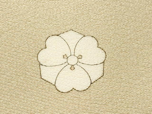 平和屋着物●十日町友禅作家 岡村蒼風 色留袖 風景草木文 正絹 逸品 CAAV6636vf