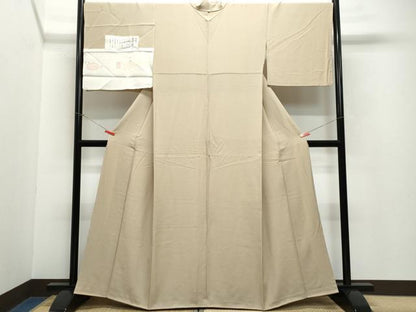 平和屋着物●江戸小紋　極々大小あられ　反端付き　正絹　逸品　CAAV6637vf