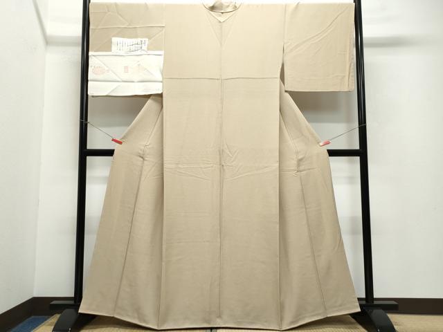 平和屋着物●江戸小紋　極々大小あられ　反端付き　正絹　逸品　CAAV6637vf