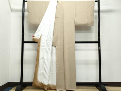 平和屋着物●江戸小紋　極々大小あられ　反端付き　正絹　逸品　CAAV6637vf