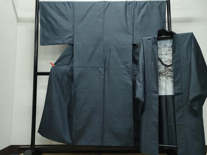 平和屋着物●男性 本場大島紬 アンサンブル 100亀甲 総詰め 近鉄百貨店扱い 正絹 逸品 CAAV6642vf