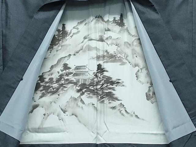 平和屋着物●男性 本場大島紬 アンサンブル 100亀甲 総詰め 近鉄百貨店扱い 正絹 逸品 CAAV6642vf