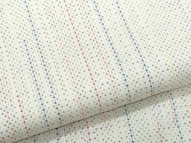 平和屋着物●本場大島紬　白大島　9マルキ　霞文　証紙付き　正絹　逸品　CABF3213ut