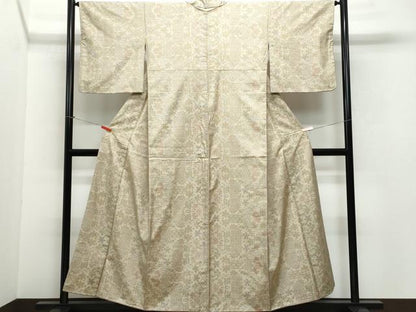 平和屋着物●本場大島紬　7マルキ　吉祥花文　正絹　逸品　CAAV6667vf