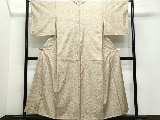 平和屋着物●本場大島紬　7マルキ　吉祥花文　正絹　逸品　CAAV6667vf