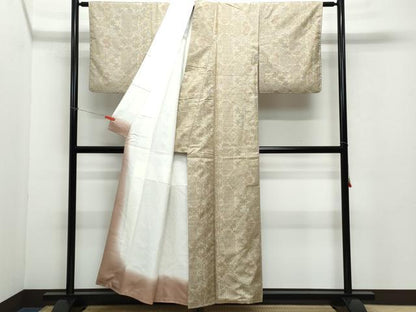 平和屋着物●本場大島紬　7マルキ　吉祥花文　正絹　逸品　CAAV6667vf