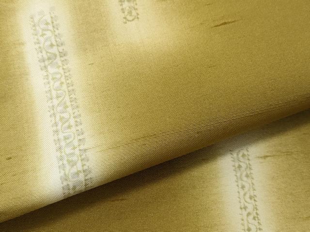 平和屋着物●上質な紬 吉祥文 桑染色地 さが美扱い 正絹 逸品 CAAV6708vf