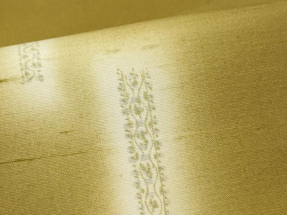 平和屋着物●上質な紬 吉祥文 桑染色地 さが美扱い 正絹 逸品 CAAV6708vf