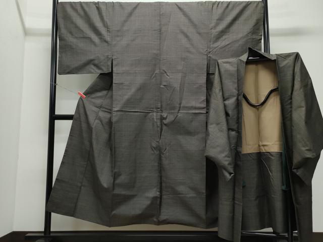 平和屋着物●男性 本場大島紬 アンサンブル 7マルキ 正絹 逸品 CAAV6760vf