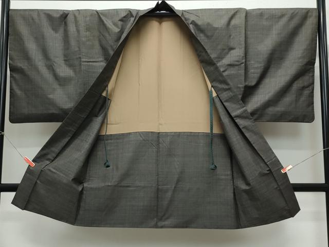 平和屋着物●男性 本場大島紬 アンサンブル 7マルキ 正絹 逸品 CAAV6760vf