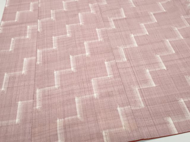平和屋着物●上質な紬 幾何学文 正絹 逸品 CAAV6785vf